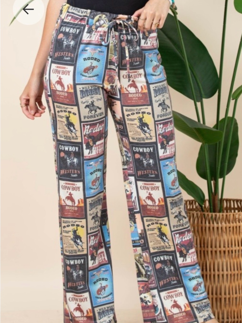 Blue Rodeo Knit Pants - Picture 1 of 10